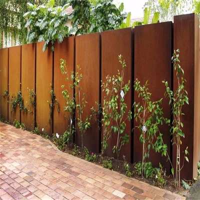 Garden Villa Panels Pagar Privasi Corten Metal