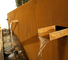 Dinding Besar Corten Steel Pond Water Fitur Pra berkarat ISO9001