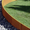 Rusty Corten Steel Garden Bed Merayap Dinding Penahan 1000mm * 200mm