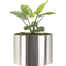Pot Bunga Stainless Steel Bulat Dipoles Dekoratif Dia 300-600mm