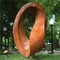 Patung Seni Modern Abstrak Ring Corten Steel