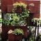 Pra lapuk Corten Steel Wall Art Rustic Wall Hanging Flower Pots